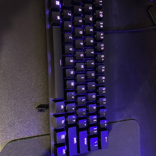 Razer Huntsman Mini keyboard with red switches