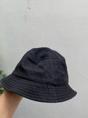 Black bucket hat used