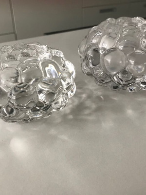 Costa Boda candlesticks like new, pair