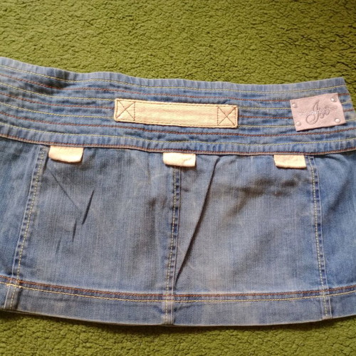 Denim mini skirt like new, Iso, size M/L