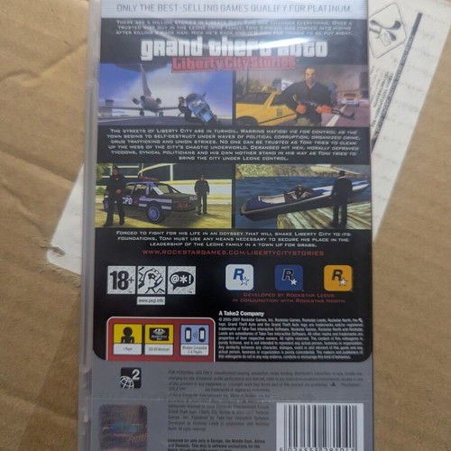 Grand Theft Auto Liberty City Stories Sony PSP Platinum Edition new