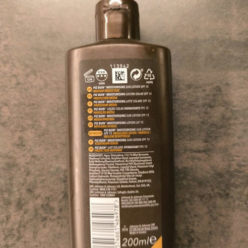 Piz Buin 15 SPF new