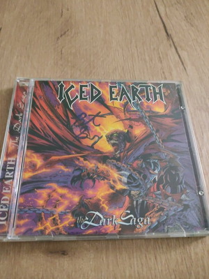 Iced Earth The Dark Saga CD used, rare signed edition