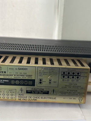 Silver amplifier used, works perfectly