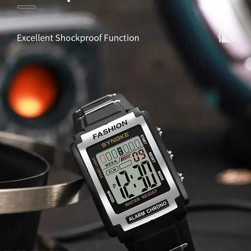 Synoke 9850 men's sports digital watch new, waterproof