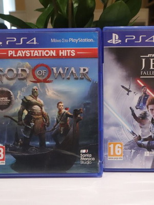 God of War and Star Wars Jedi Fallen Order PS4 games