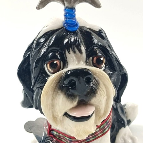 Διακοσμητική φιγούρα σκύλου Shih Tzu Little Paws από Arora Design σαν καινούργια