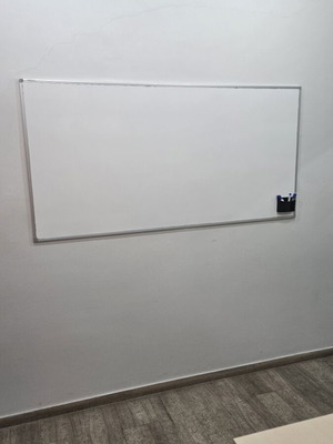 Two magnetic porcelain whiteboards 180x90
