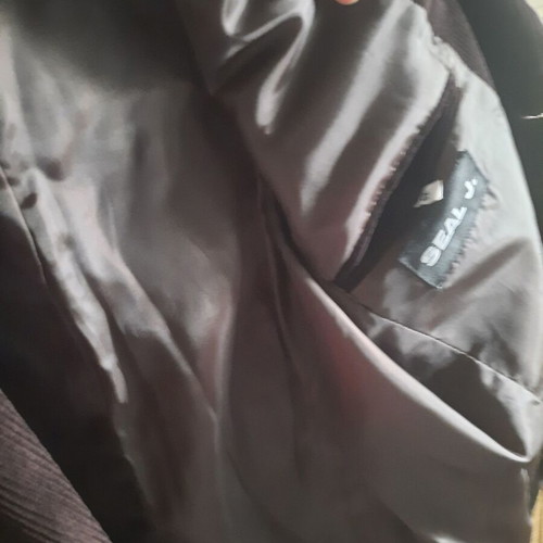 Seal J. men's jacket like new, brown, corduroy style