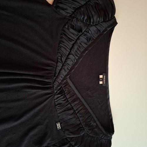 Miss Sixty black blouse size M used, cotton and elastane