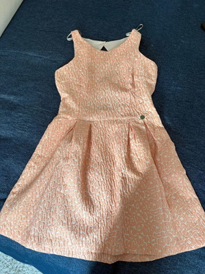 Lynne dress pink orange like new, size L but fits M
