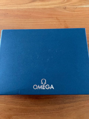 Αυθεντικό κουτί Omega μπλε σαν καινούργιο για ρολόγια