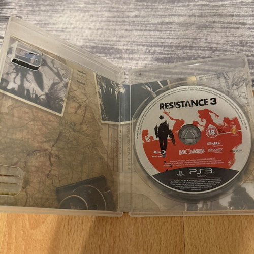 Resistance 3 παιχνίδι PS3 μεταχειρισμένο, με θήκη Resistance Fall of Man