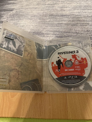 Resistance 3 παιχνίδι PS3 μεταχειρισμένο, με θήκη Resistance Fall of Man