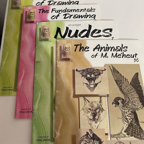 Pack of 4 drawing lesson books