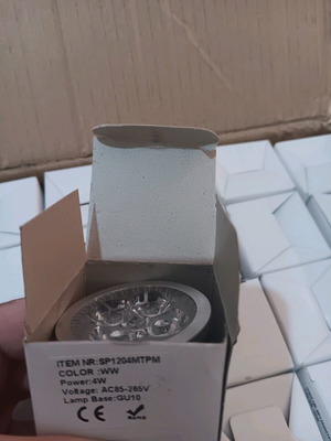 49 σποτάκια GU10 4watt θερμό λευκο