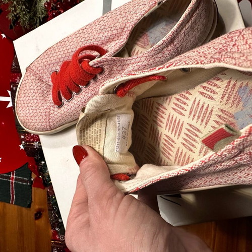 Camper Peu Rambla Vulcan women's sneakers used, red laces, size 37