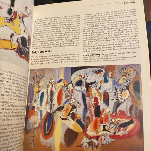 Art Since 1940 book used on 20th century art history
