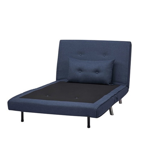 Nextdeco Berlin denim armchair bed new, compact convertible