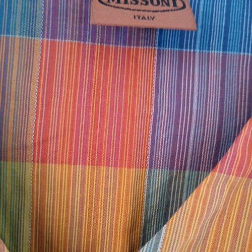 Missoni checked unisex shirt, vintage, oversized