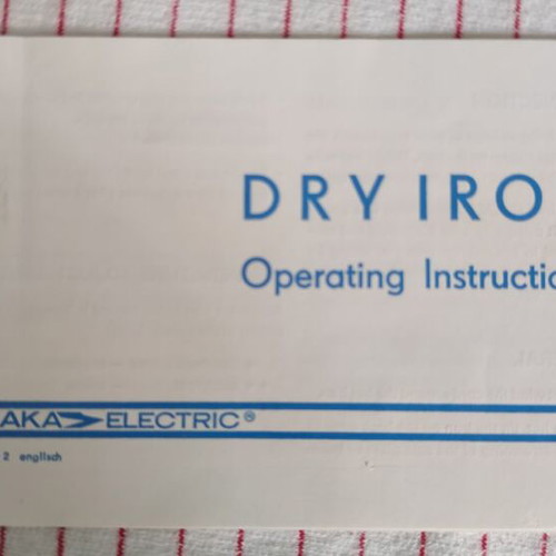Vintage DDR Iron AKA Electric bu 66 NOS, collectible 1970s