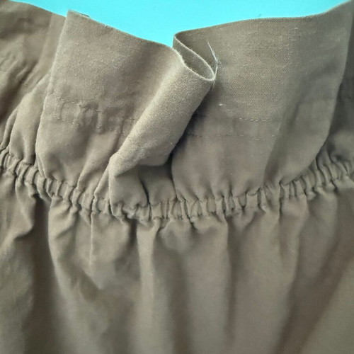Massimo Dutti maxi skirt beige-brown like new, elastic waist