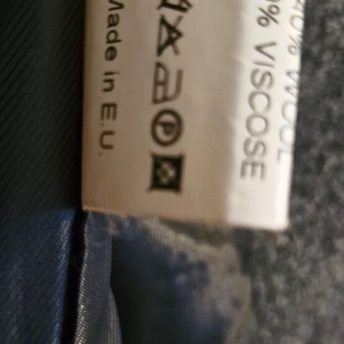 One On One women's gray wool coat used, slim fit