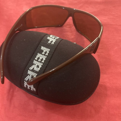 Vintage Gianfranco Ferré sunglasses with brown shield lenses, used