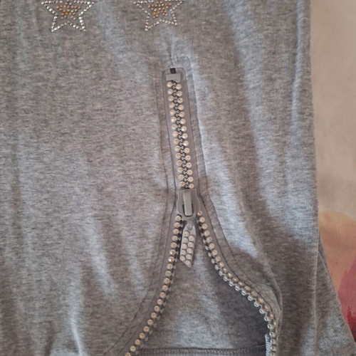Women's grey Paris blouse, M/L size