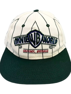 Warner Bros. Movie World 1993 Cap like new, beige and green