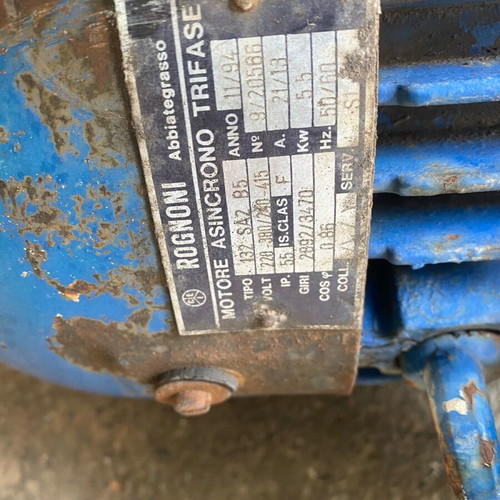 Electric motor 7.5HP used, 1 piece