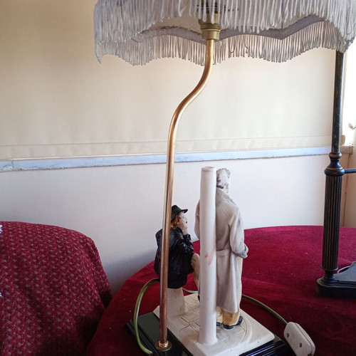 Table lamp used, height 65 cm