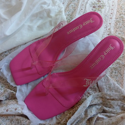 Juicy Couture pink heels