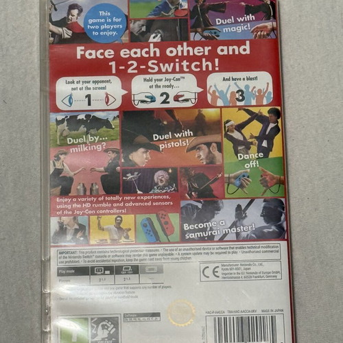 1-2 Switch Nintendo Switch game with box