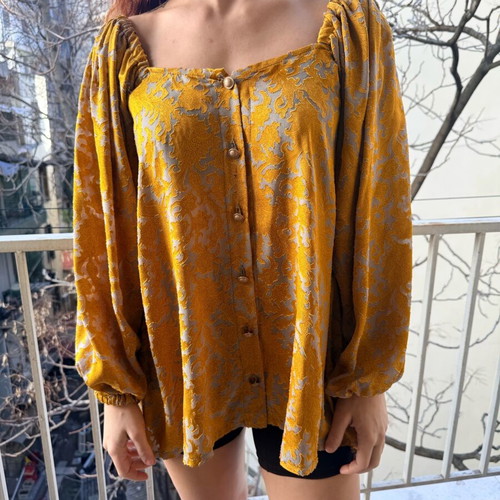 Nidodileda shirt new, gold, size S