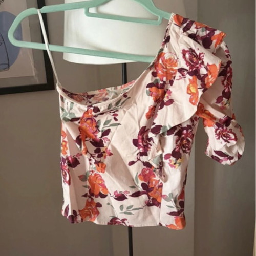 Dress and off-shoulder top set used, Stradivarius, white