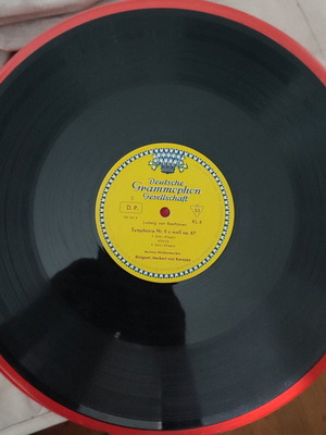 Vinyl records used, pack of 5, from 1978-79 for decoration