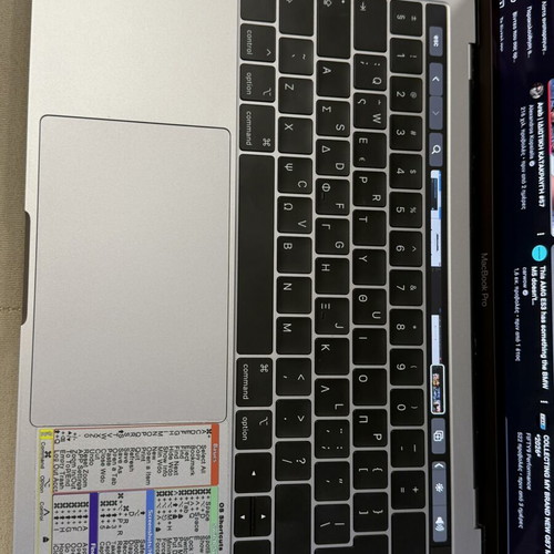 MacBook Pro 2018 Space Gray 256GB Touch Bar like new