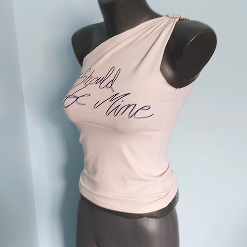 Zara vintage one-shoulder top used, sizes M to XL
