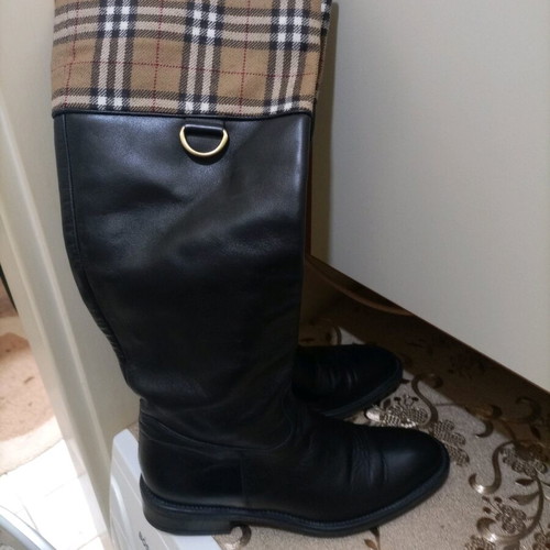 Rollini women's leather boots size 38 like new, black