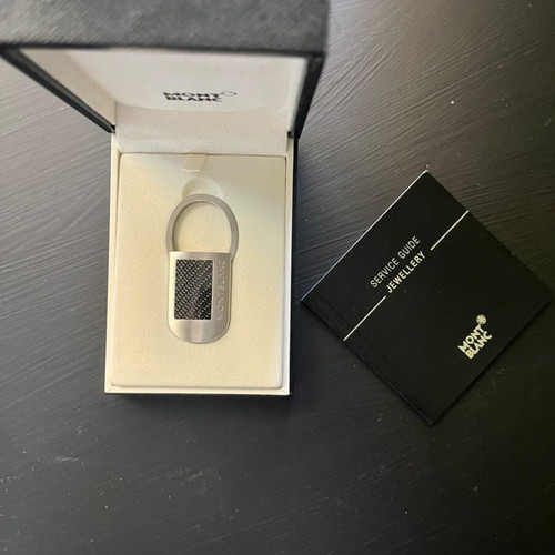 MontBlanc Audi Luxury Key Ring Steel Carbon new