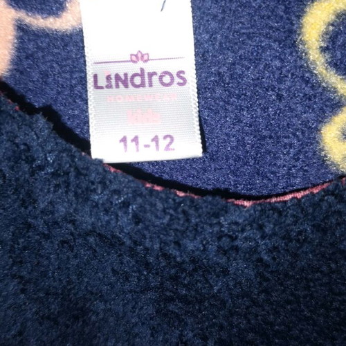 Fleece pajamas for 11-12 years like new, blue