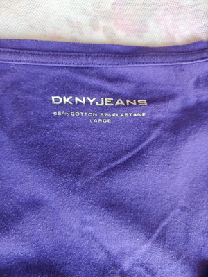 DKNY purple blouse like new, size L