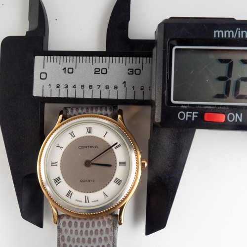 Certina Moonphase Dress Watch New Old Stock Early 1990s Swiss Made