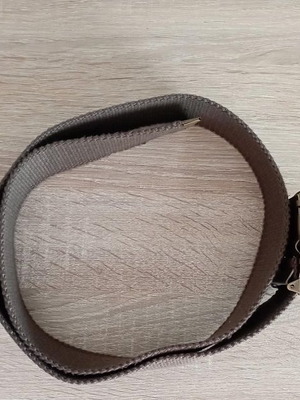 Khaki Belt - Length: 115.5cm (110 up to the buckle)