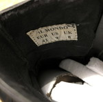 Il Mondo boots used, black leather, size 42