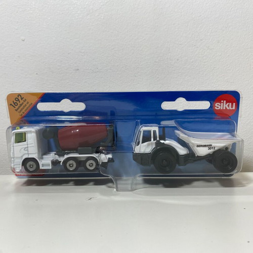 Siku 6 metal sets with trucks and tractors like new