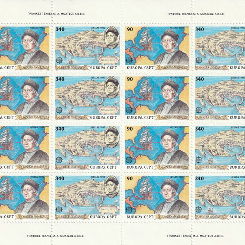 1992 Greece Europa CEPT Stamp Collection mint never hinged