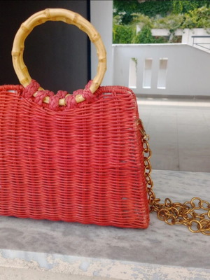 Summer handbag Zara like new, crossbody red