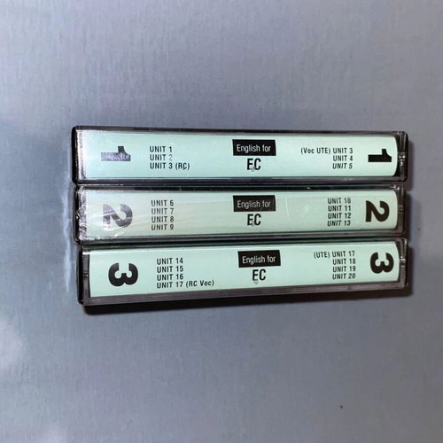 English for the European Union specialized learning 3 cassette pack new